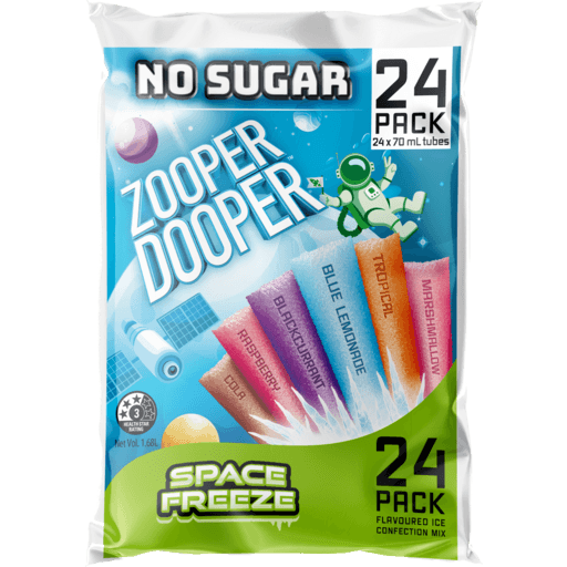 Zooper Dooper Space Freeze No Sugar
