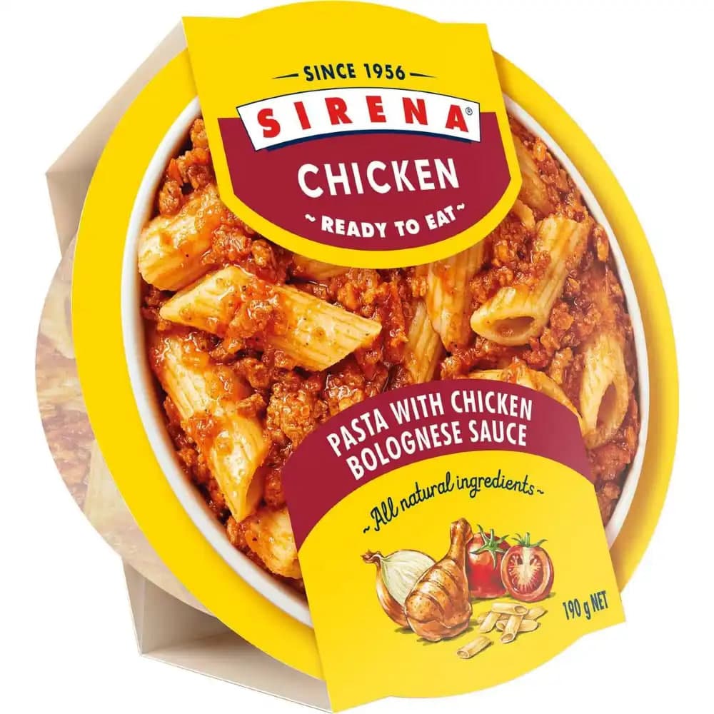 Chicken Pasta with Chicken Bolognese Sause - Sirena