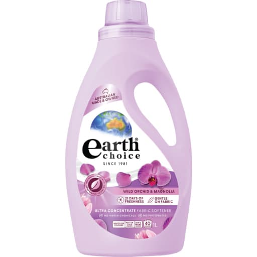 Fabric Softener Wild Orchid & Magnolia with Essential Oils - Earth Choice