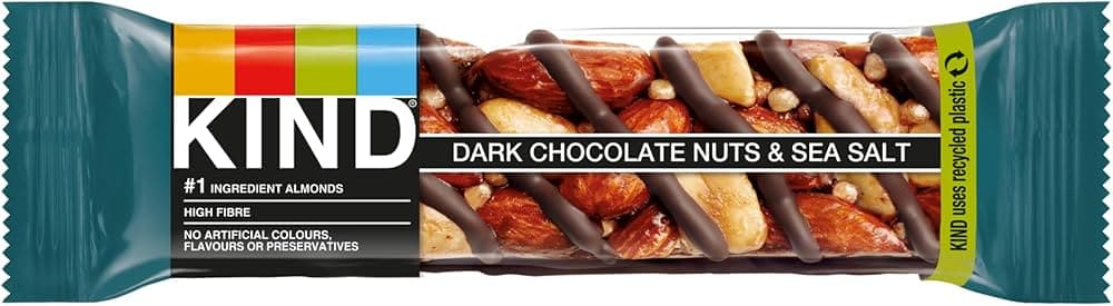 Dark Chocolate Nuts & Sea Salt Cereal Bar - Kind