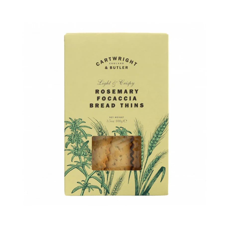 Light & Crispy Rosemary Focaccia Bread Thins