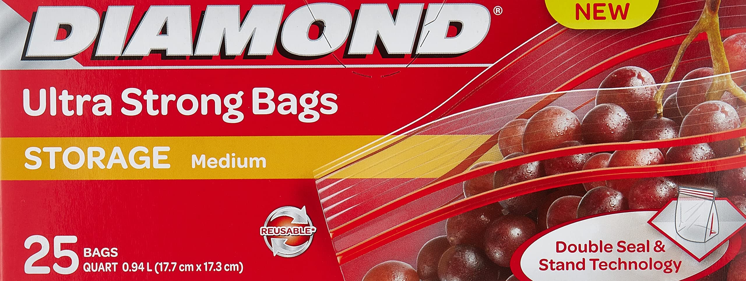 Ultra Zipper Storage Bag Medium - Diamond