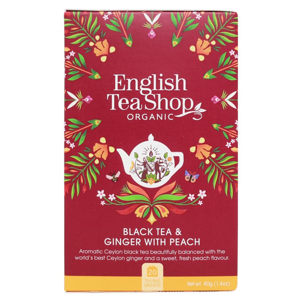 Organic Black Tea & Ginger with Peach 1
