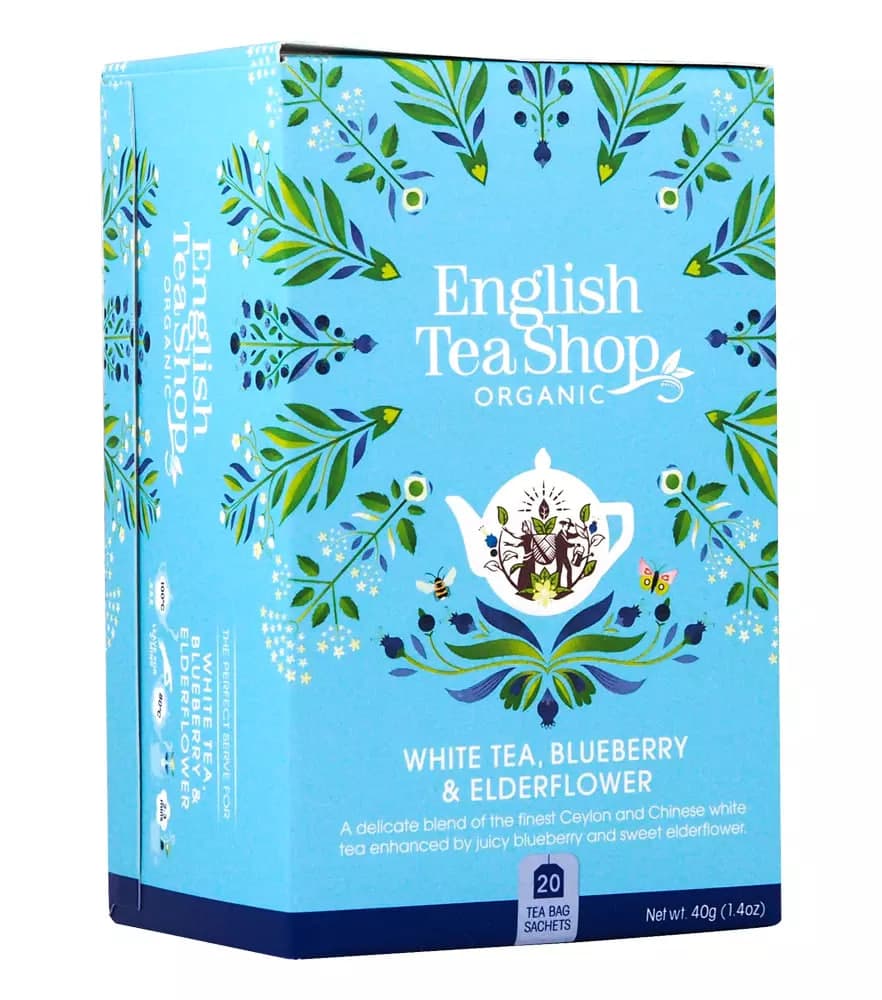 Organic White Tea Blueberry & Elderflower