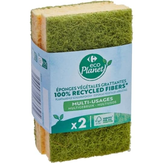 Recycled Fibers Multi-Usages Sponge