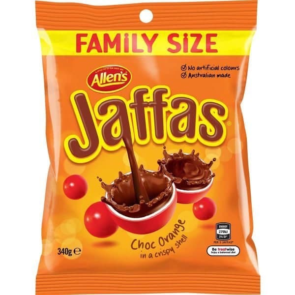 Jaffas Choc Orange Family Size