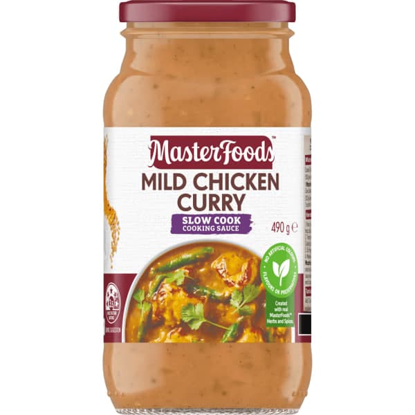 Mild Chicken Curry Slow Cook Cooking Sauce