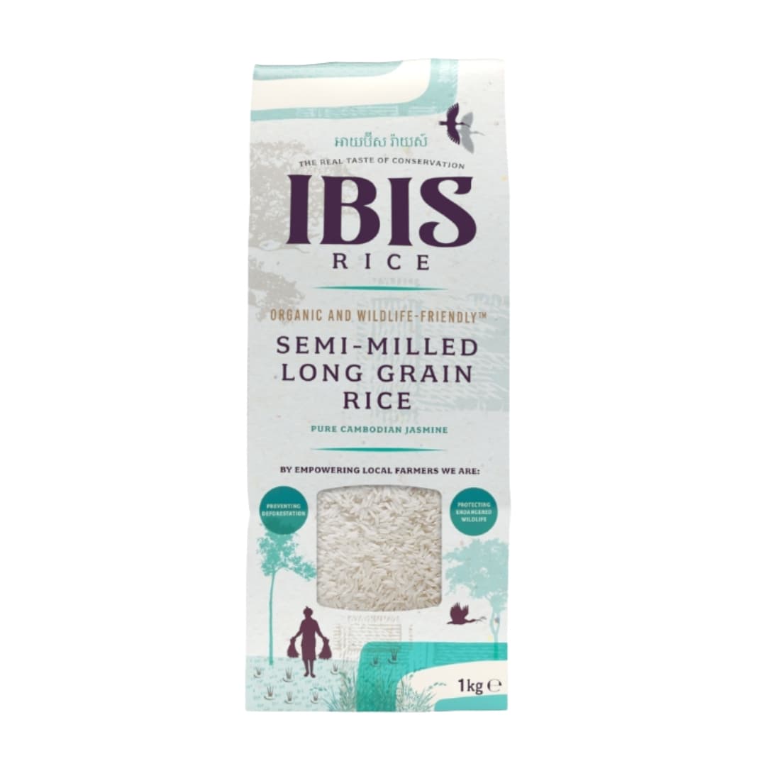 Organic Semi-Milled Long Grain Rice 1Kg 1