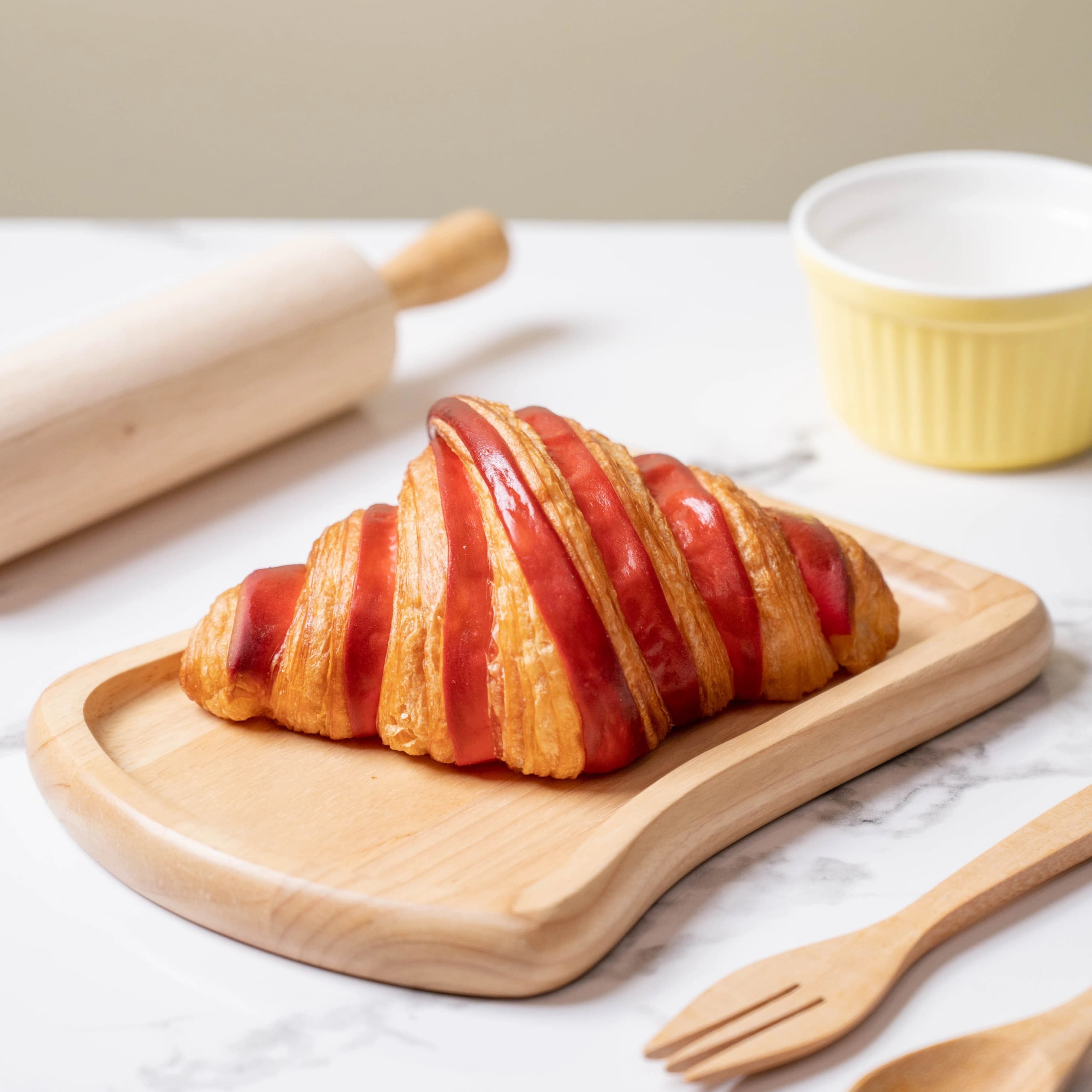 Raspberry Croissant