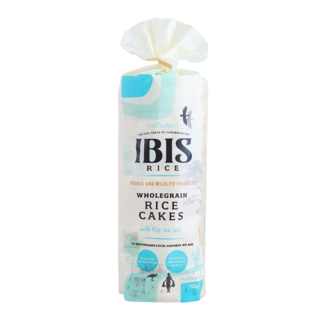 Organic Gluten Free Wholegrain Rice Cakes with Kep Sea Salt 1