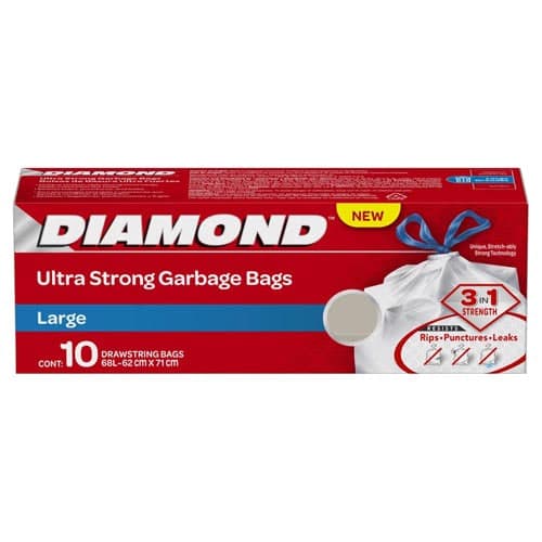 Ultra Strong Garbage Bags Large