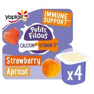 Petits Filous Strawberry & Apricot Yogurt