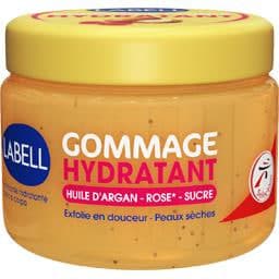 Shower Gel Scrub Moisturising Exfoliating (Argan Oil & Rose) - Labell