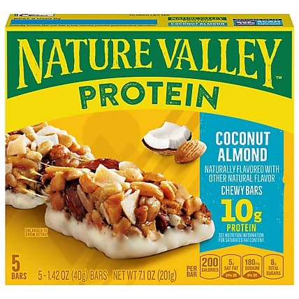 Protein Coconut Almond Chewy Bars