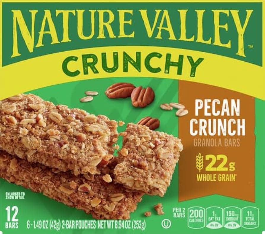Crunchy Pecan Granola Bars