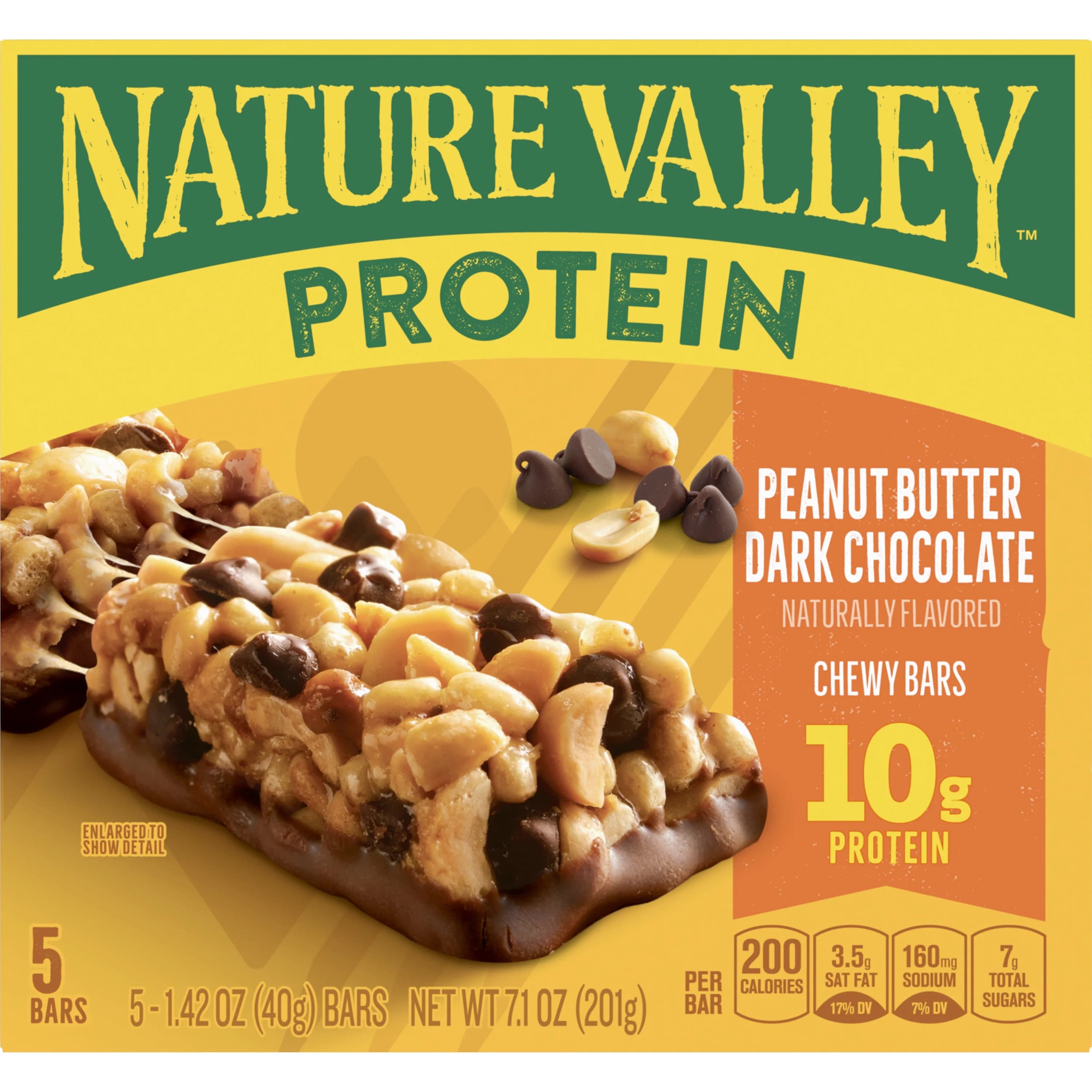 Protein Peanut Butter Dark Chocolate Granola Bars
