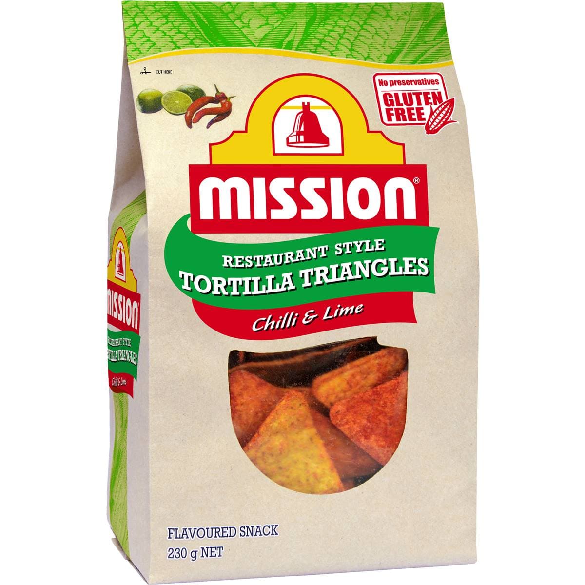 Tortillas Triangles Chili & Lime 1