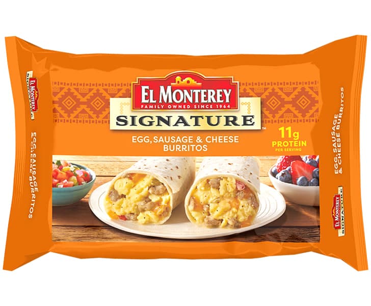 Egg Sausage Cheese Burritos 