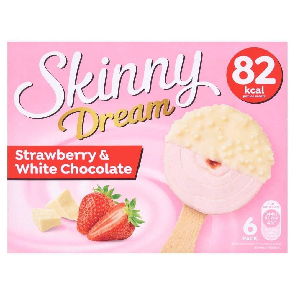 Strawberry & White Chocolate Ice Cream Sticks