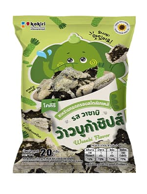 Seaweed Booga Chips Wasabi Flavor - Kokori