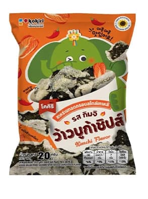 Seaweed Booga Chips Kimchi Flavor - Kokori