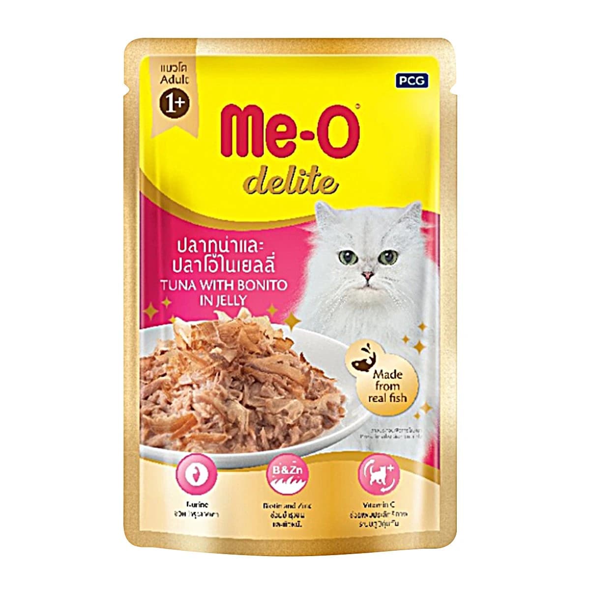 Delite Tuna with Bonito in Jelly Pouch