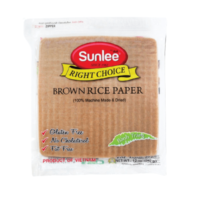 Brown Rice Paper Square - Sunlee