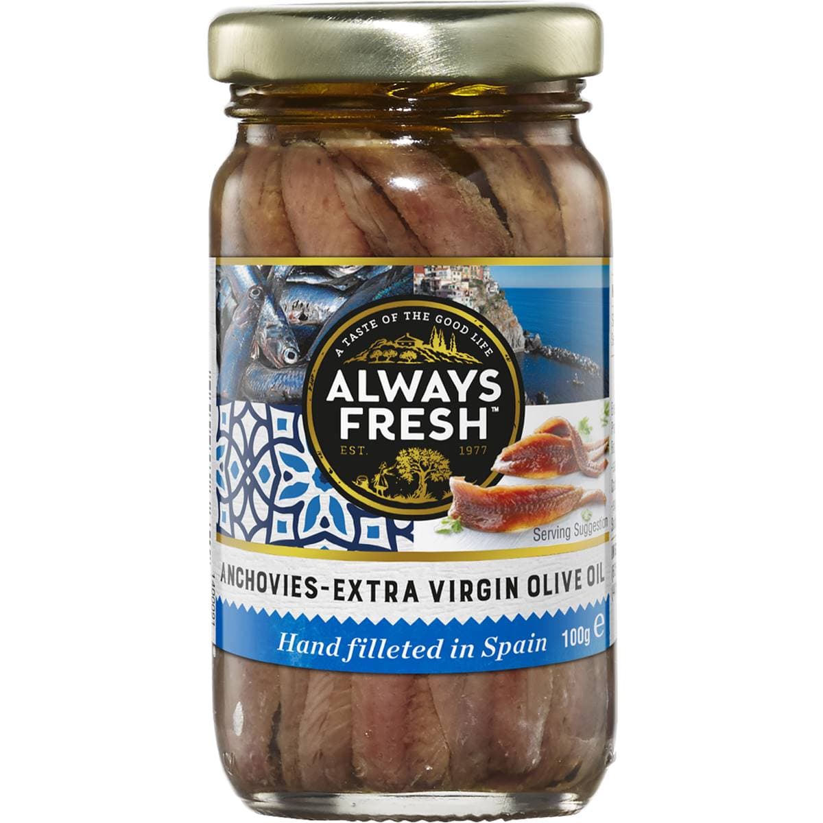 Anchovies in Extra Virgin Olive Oil