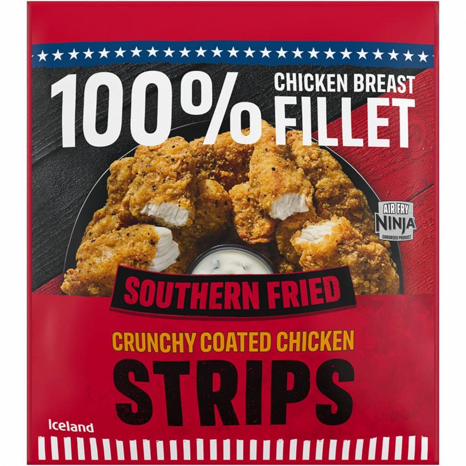 Crunchy Coated Chicken Fried Strips