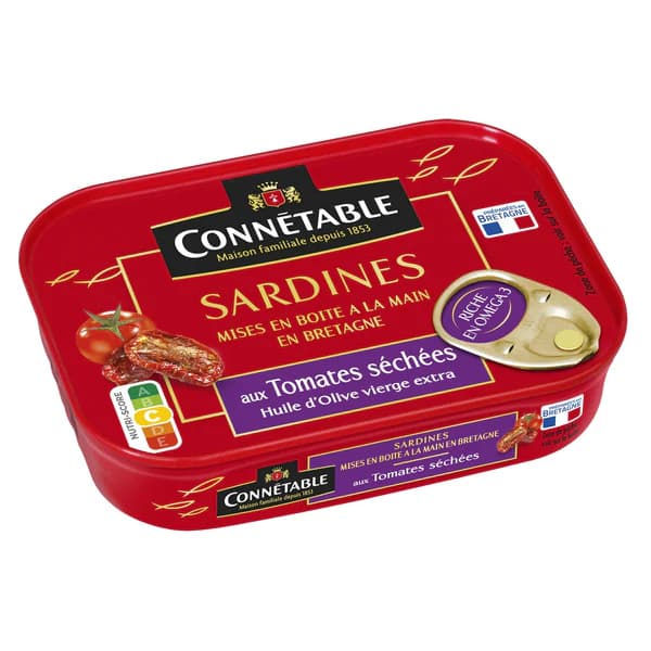 Sardines in Extra Virgin Olive Oil & Dried Tomatoes 1
