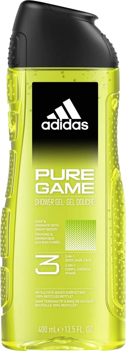 Pure Game Shower Gel 3in1
