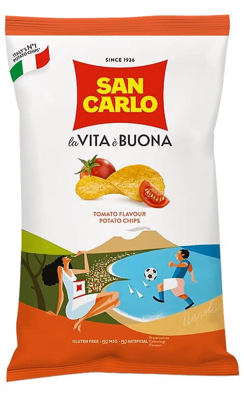Potato Chips Tomato Flavour