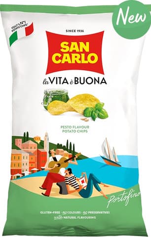 Potato Chips Pesto Flavour