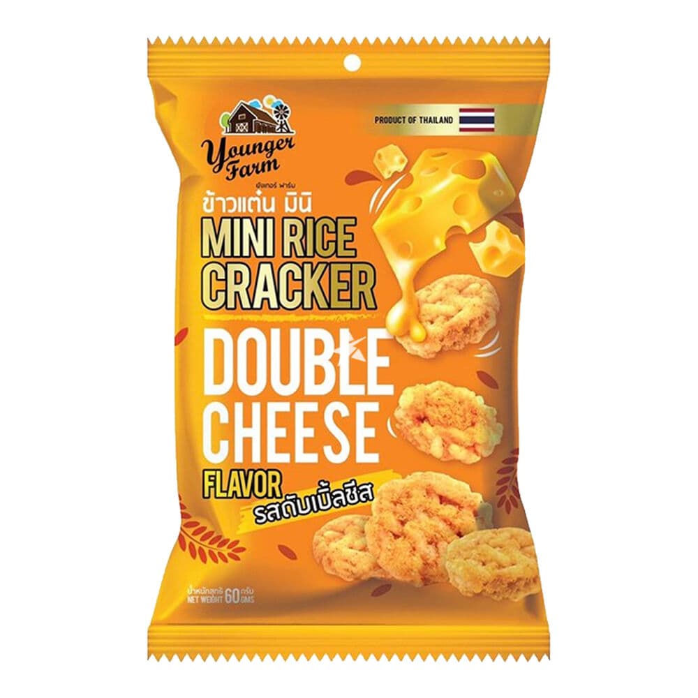 Mini Rice Cracker Double Cheese