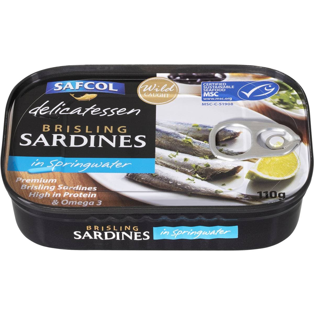 Brisling Sardines in Springwater 