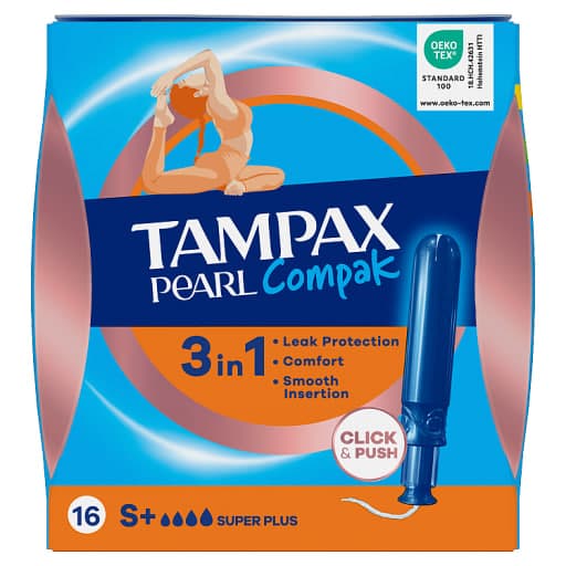 Pearl Compak Regular Tampons Super Plus