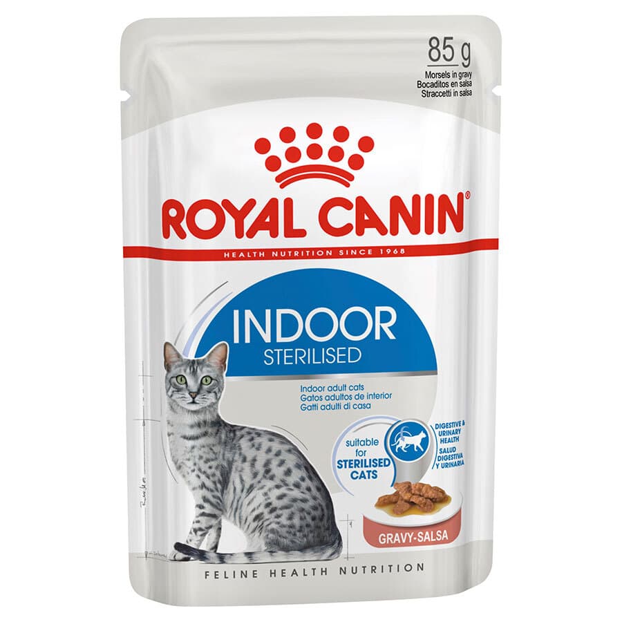 Indoor Sterilised Morsels in Gravy Pouch