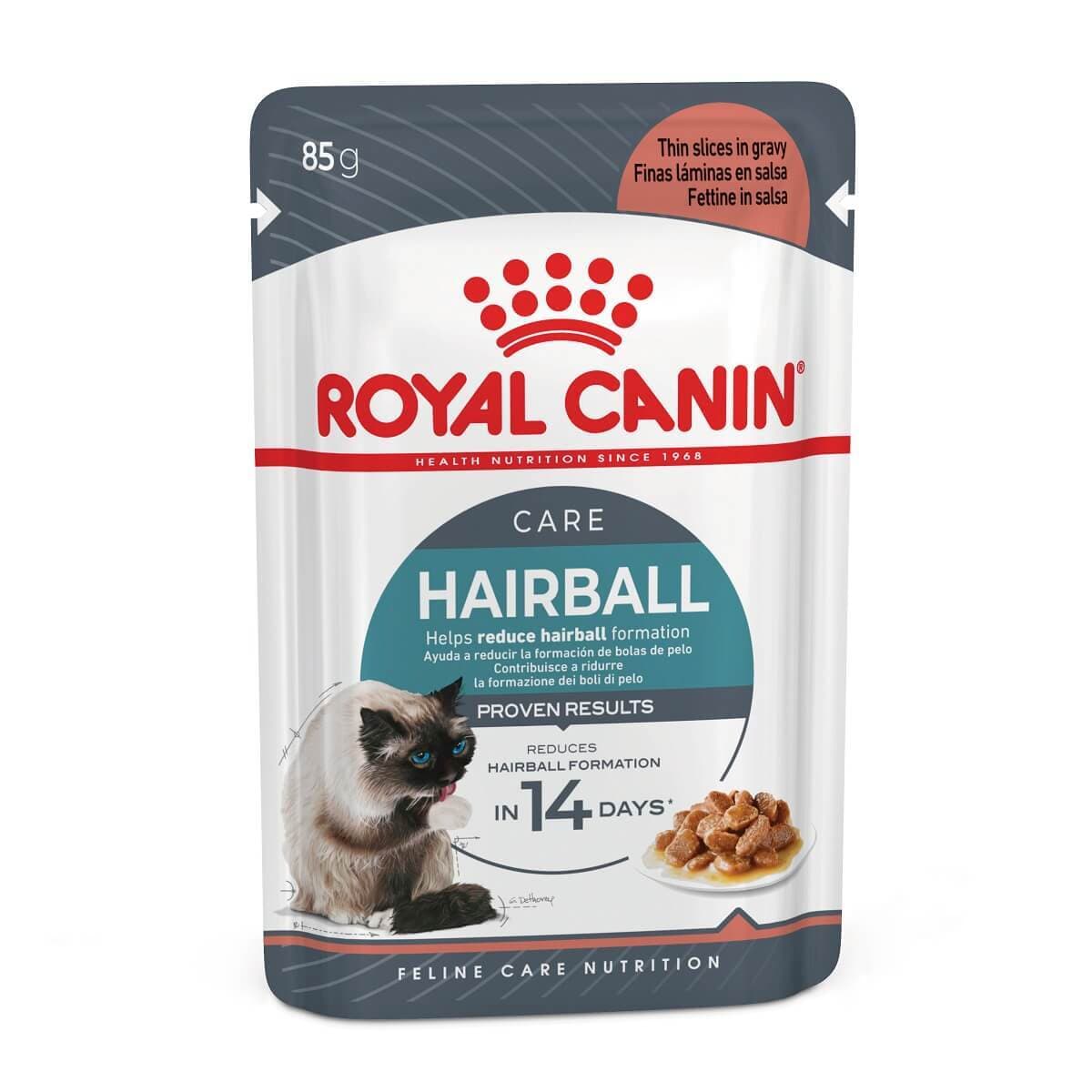 Hairball Care Thin Slices in Gravy Pouch
