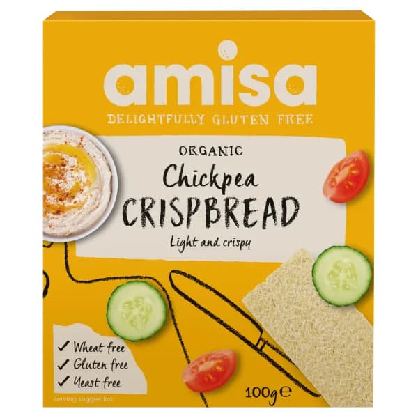 Vegan Gluten Free Organic Chickpea Crispbread
