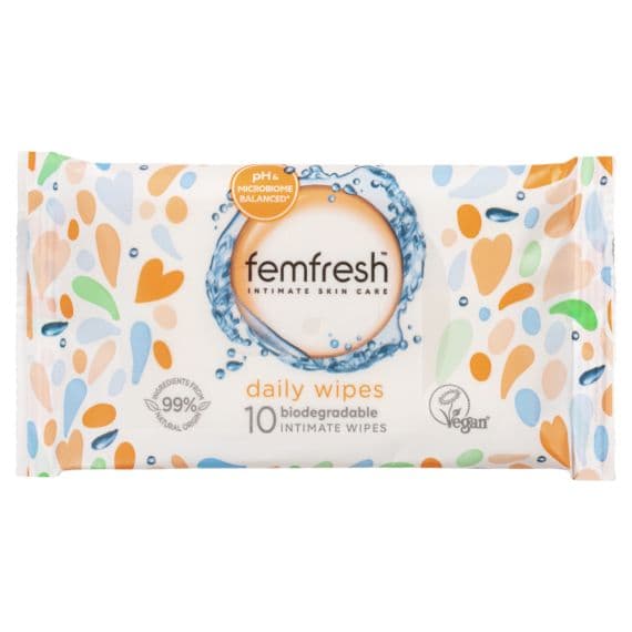 Intimate Wipes Flushable & Biodegradable