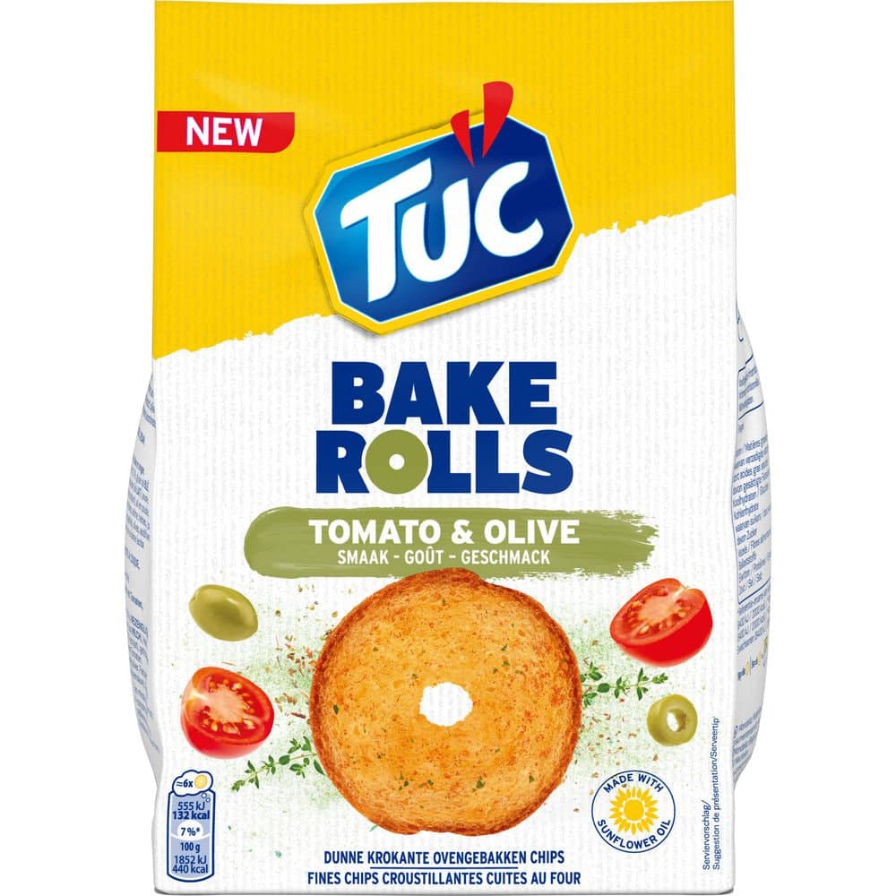 Tuc Tomato & Olive Bake Rolls