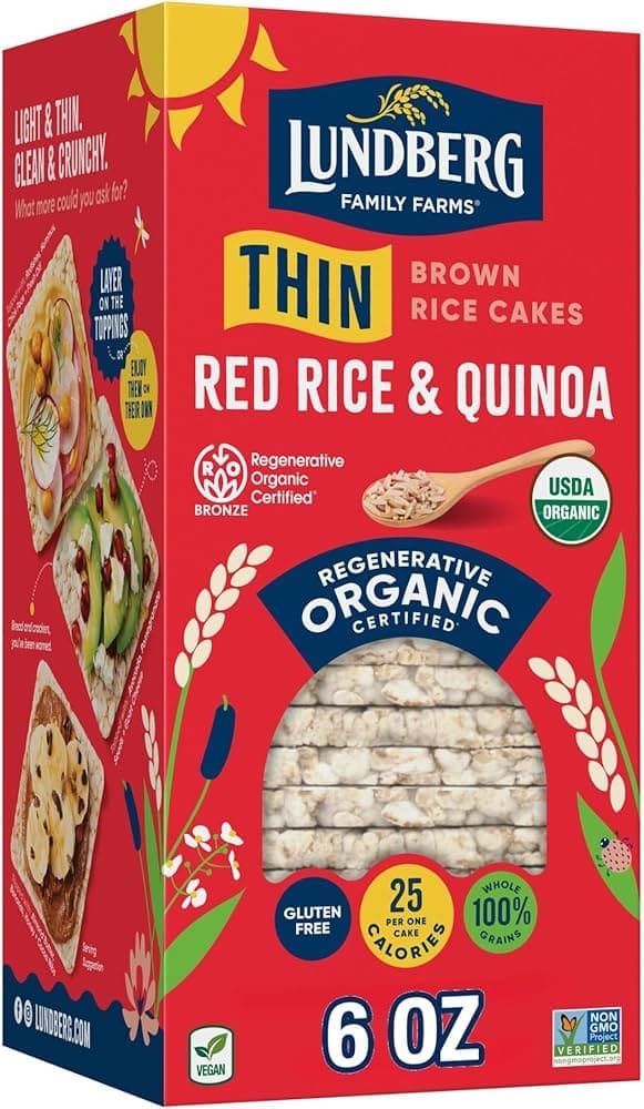 Gluten Free Wholegrain Rice Cake Red Rice & Quinoa