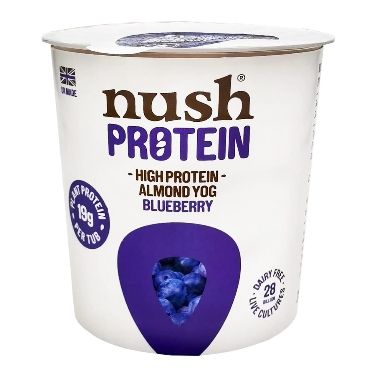 Vegan Dairy Free Almond Yogurt Blueberry - Nush