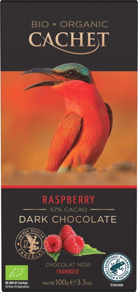 55% Organic Raspberry Dark Chocolate