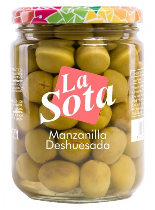 Pitted Manzanilla Olive Anchovy Flavor