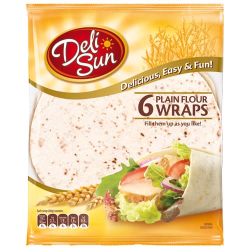 Plain Flour Wraps 