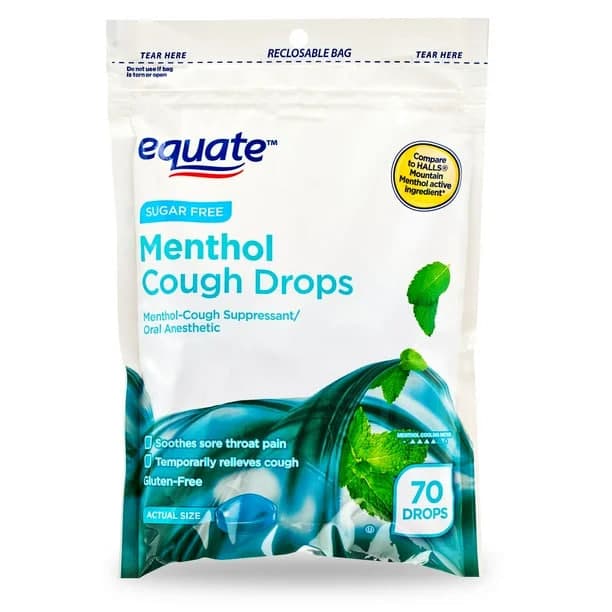 Menthol Cough Drops Sugar Free