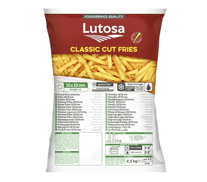Classic Cut Fries Straight 3/8