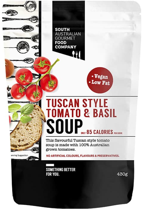 Tuscan Style Tomato & Basil Soup 