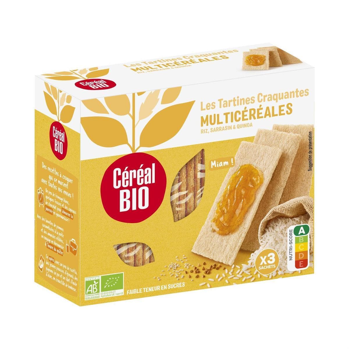 Organic Crispy Toast Multigrain